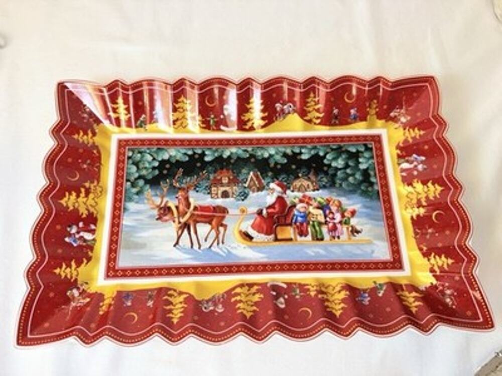 Villeroy & Boch Toy's Fantasy Porcelain 14" Rectangular Scalloped Tray